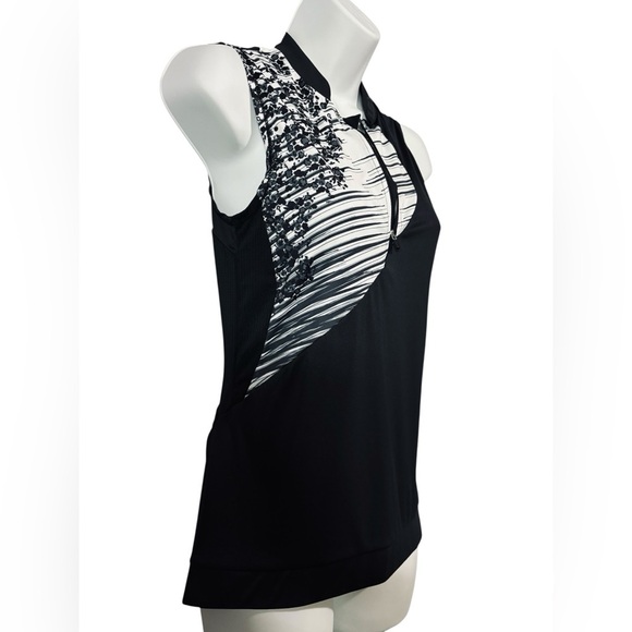 Louis Garneau, Sleeveless Cycling Jersey, Small, Black & White 🚲 - Picture 7 of 10